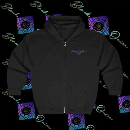 BlackOnion Heavy Blend Zip Hoodie for Ladies -‘ Kerek popsi ‘💋💯🌸