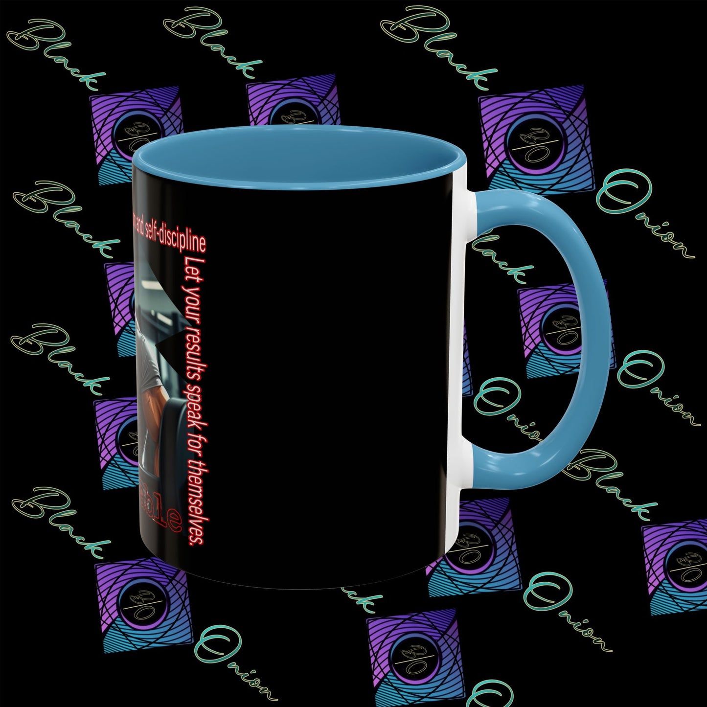BlackOnion Coffee Mug Serial 2 with Workout Motif ‘Unstoppable’🫵🔥💪