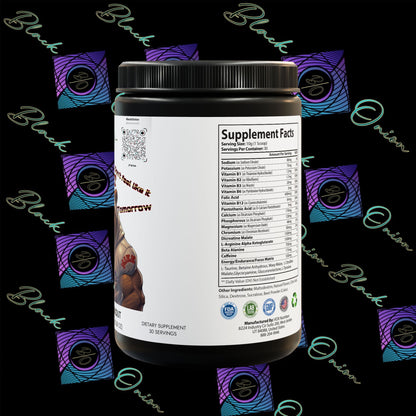BlackOnion Pre-Workout Supplement, Watermelon (300g, 10.58oz)💪🔥