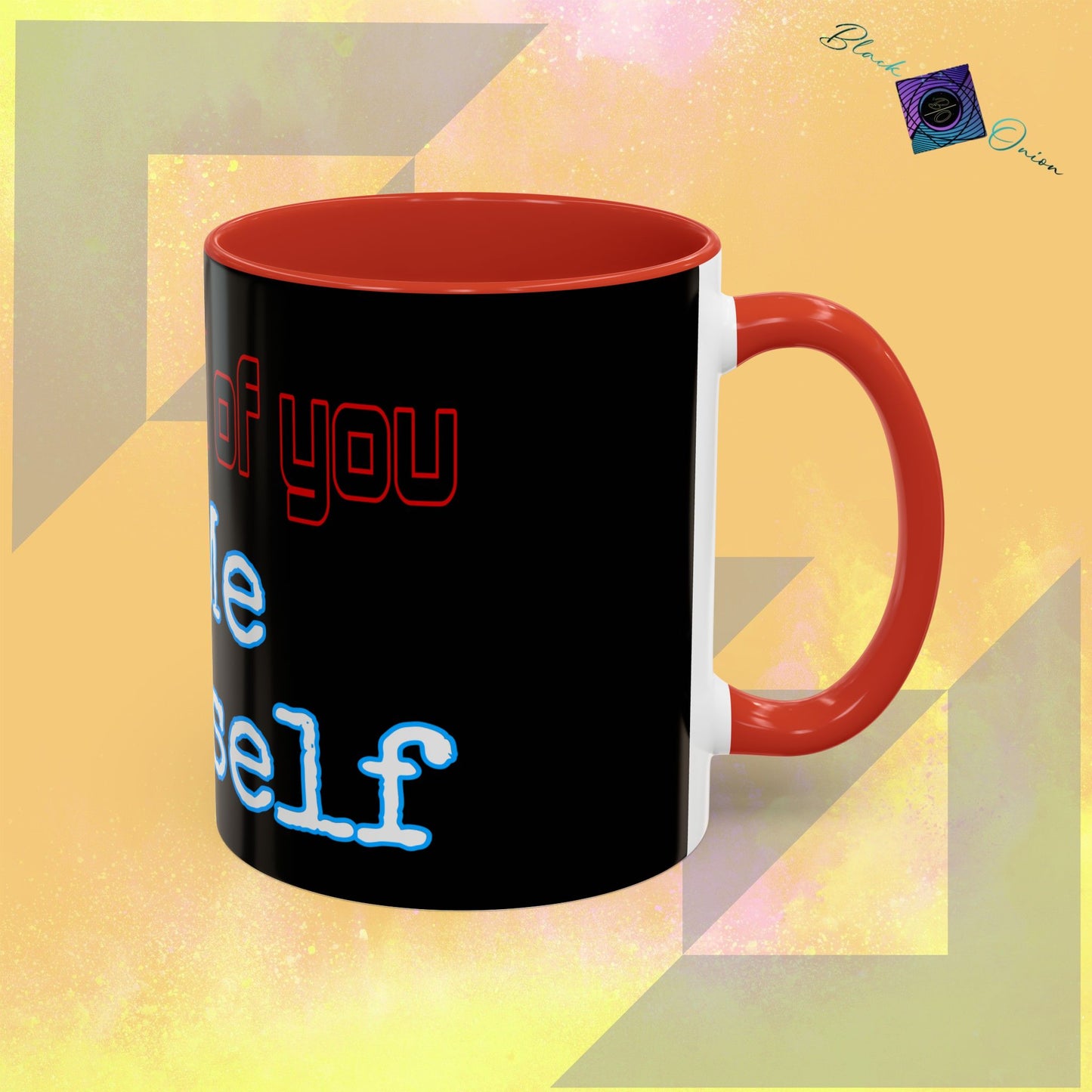 BlackOnion Coffee Mug 2 with Workout Motif ‘ I’m proud of you’🫵🔥💪