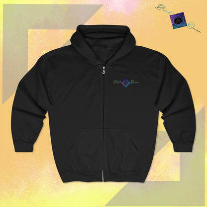 BlackOnion Heavy Blend Zip Hoodie for Ladies -‘ Kerek popsi ‘💋💯🌸