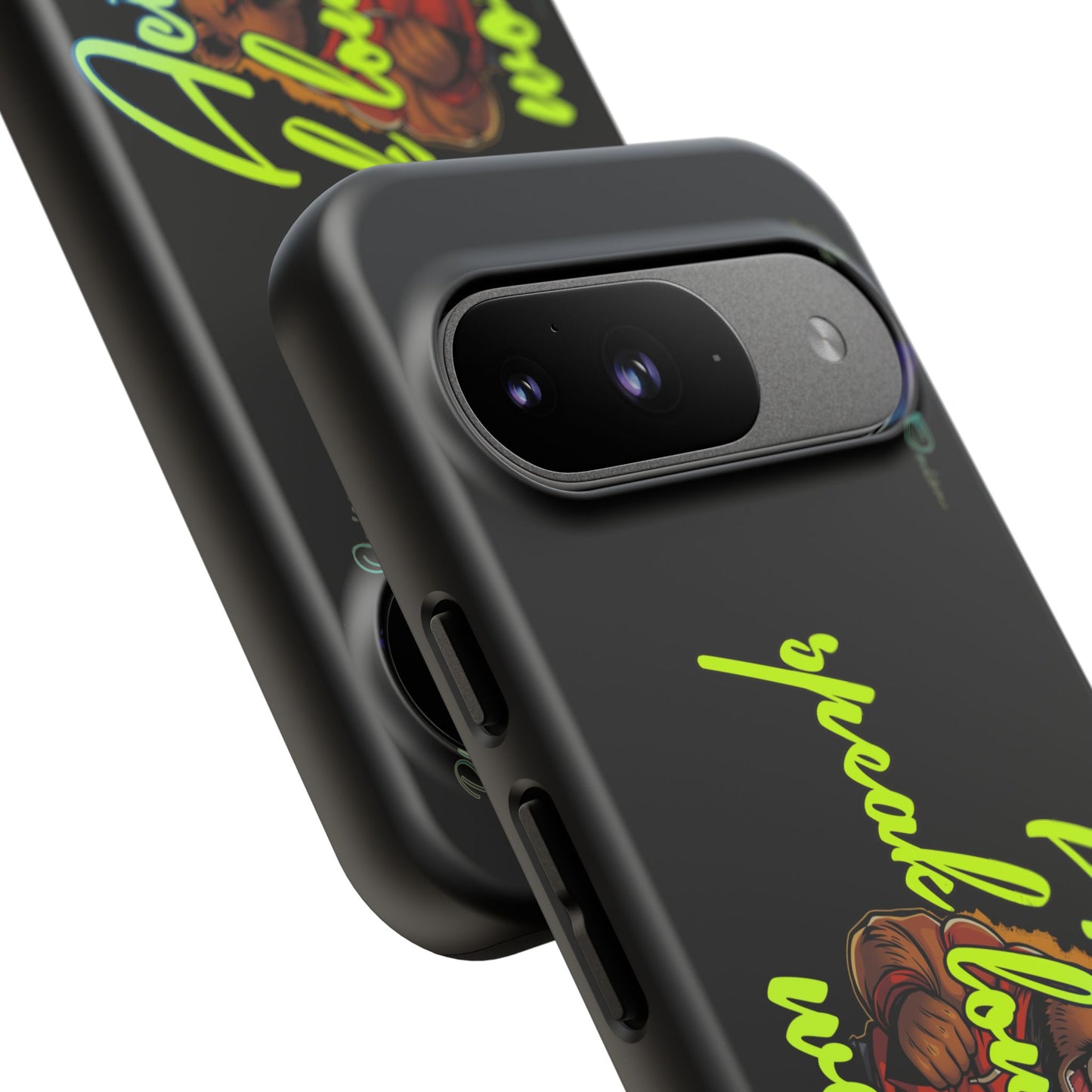 BlackOnion Brand New Phone Case - with Motivational Workout Motif ‘Actions speak lauder ‘💪🔥🫵