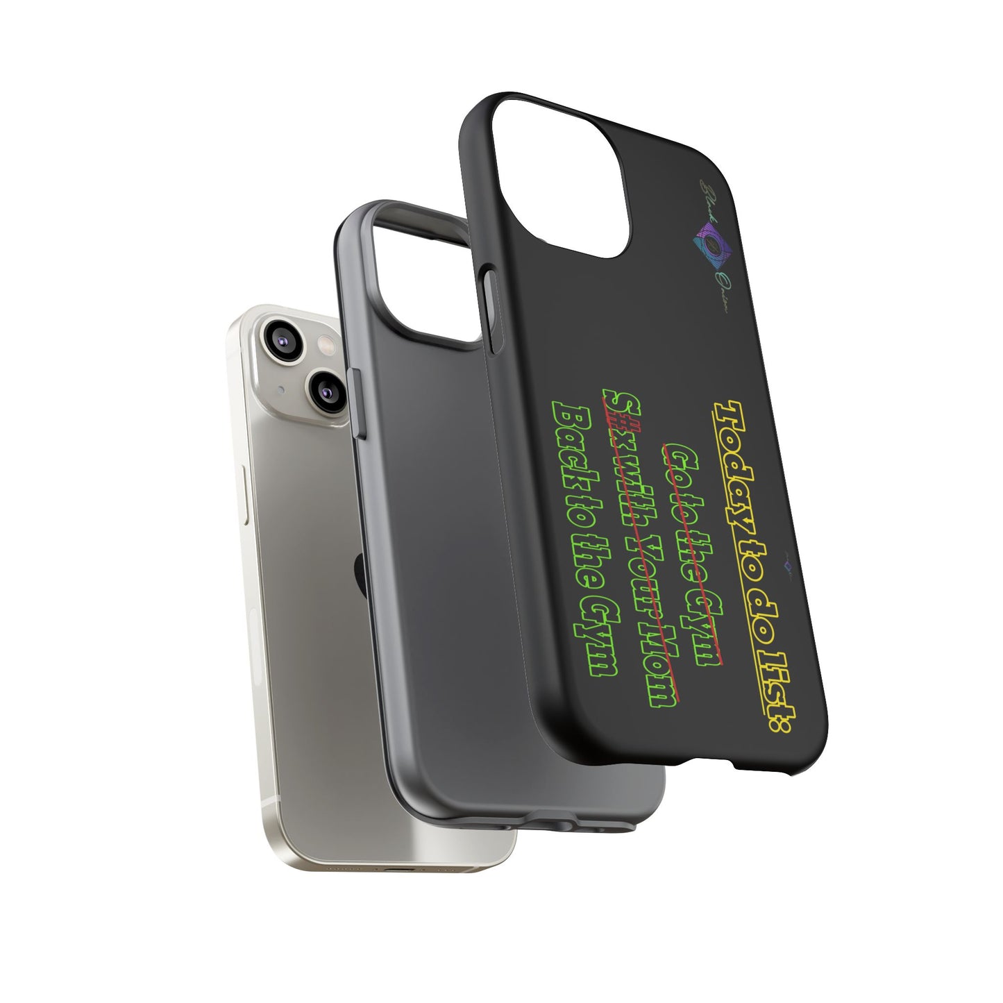 BlackOnion Brand New Phone Case - with Motivational Workout Motif’Today To Do List V2 ‘💪🔥🫵