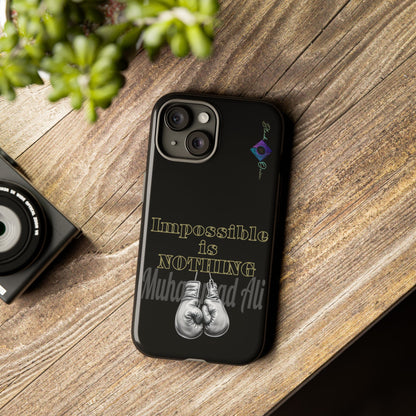 BlackOnion Brand New Phone Case - with Motivational Workout Motif ’Impossible ‘💪🔥🫵