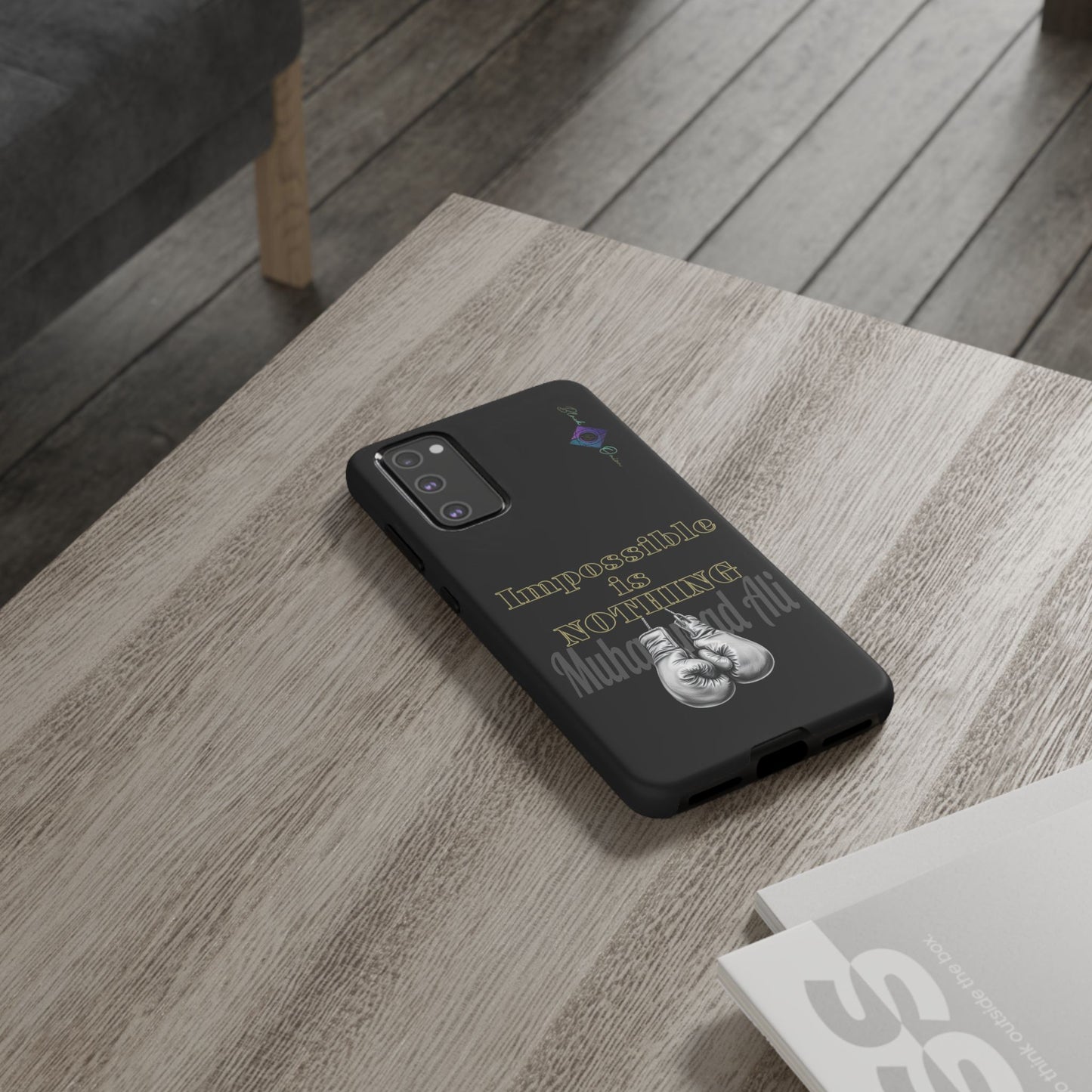 BlackOnion Brand New Phone Case - with Motivational Workout Motif ’Impossible ‘💪🔥🫵