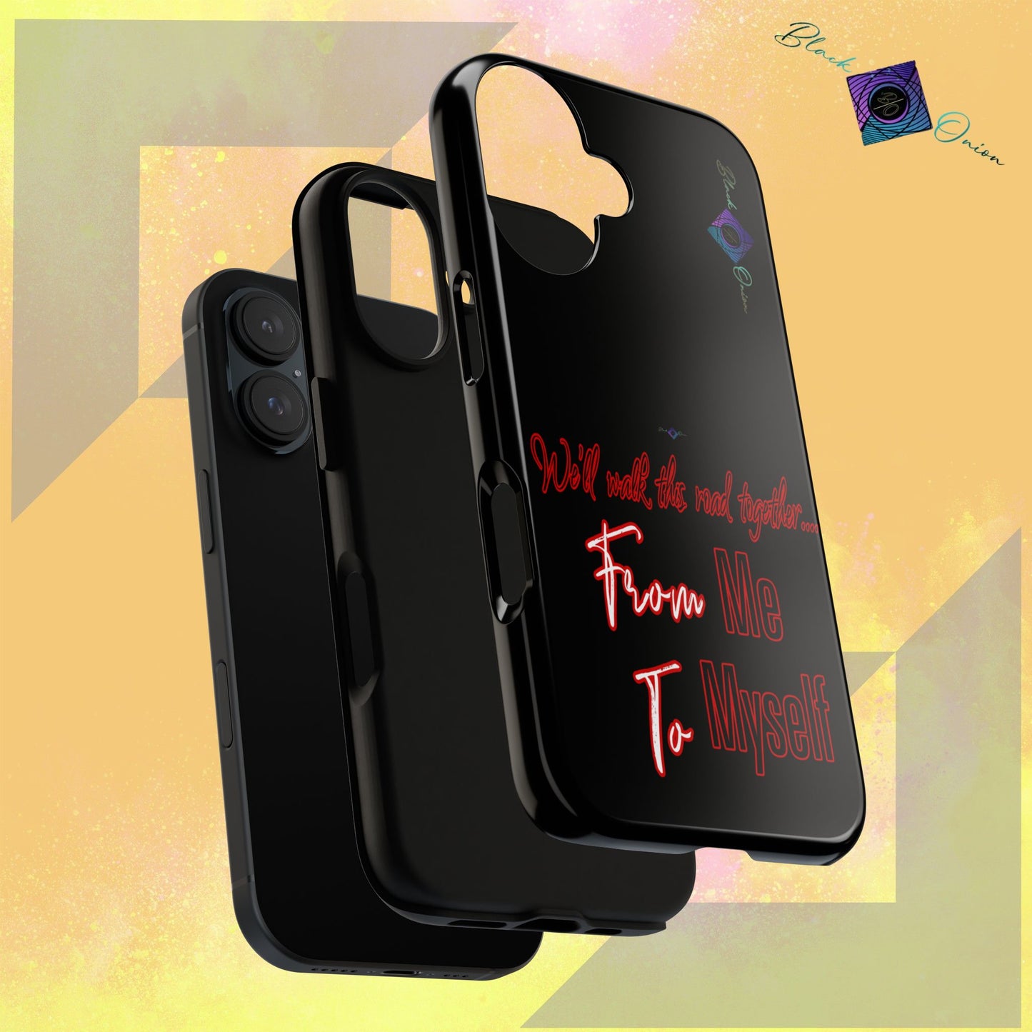 BlackOnion Brand New Phone Case - with Motivational Workout Motif’We’ll walk ‘💪🔥🫵