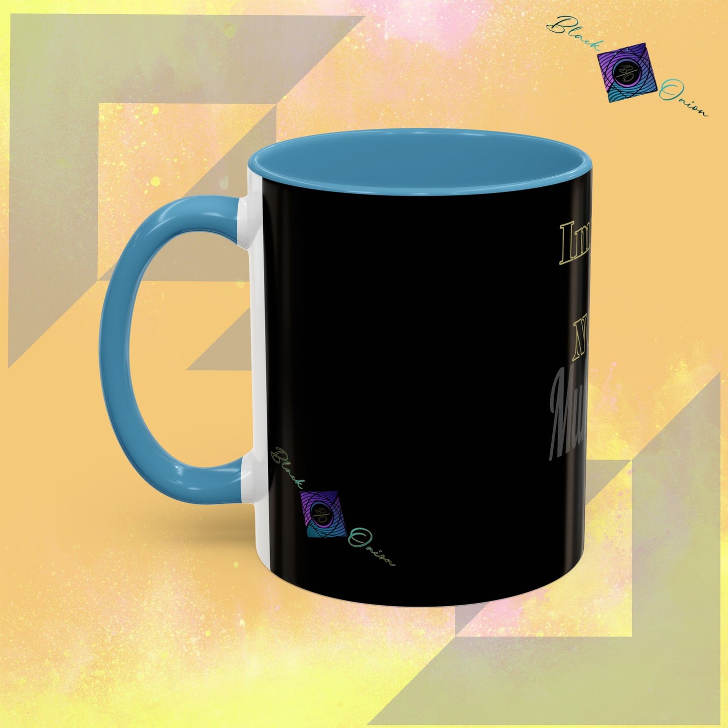 BlackOnion Coffee Mug 2 with Workout Motif ‘Impossible is NothingV2’🫵🔥💪