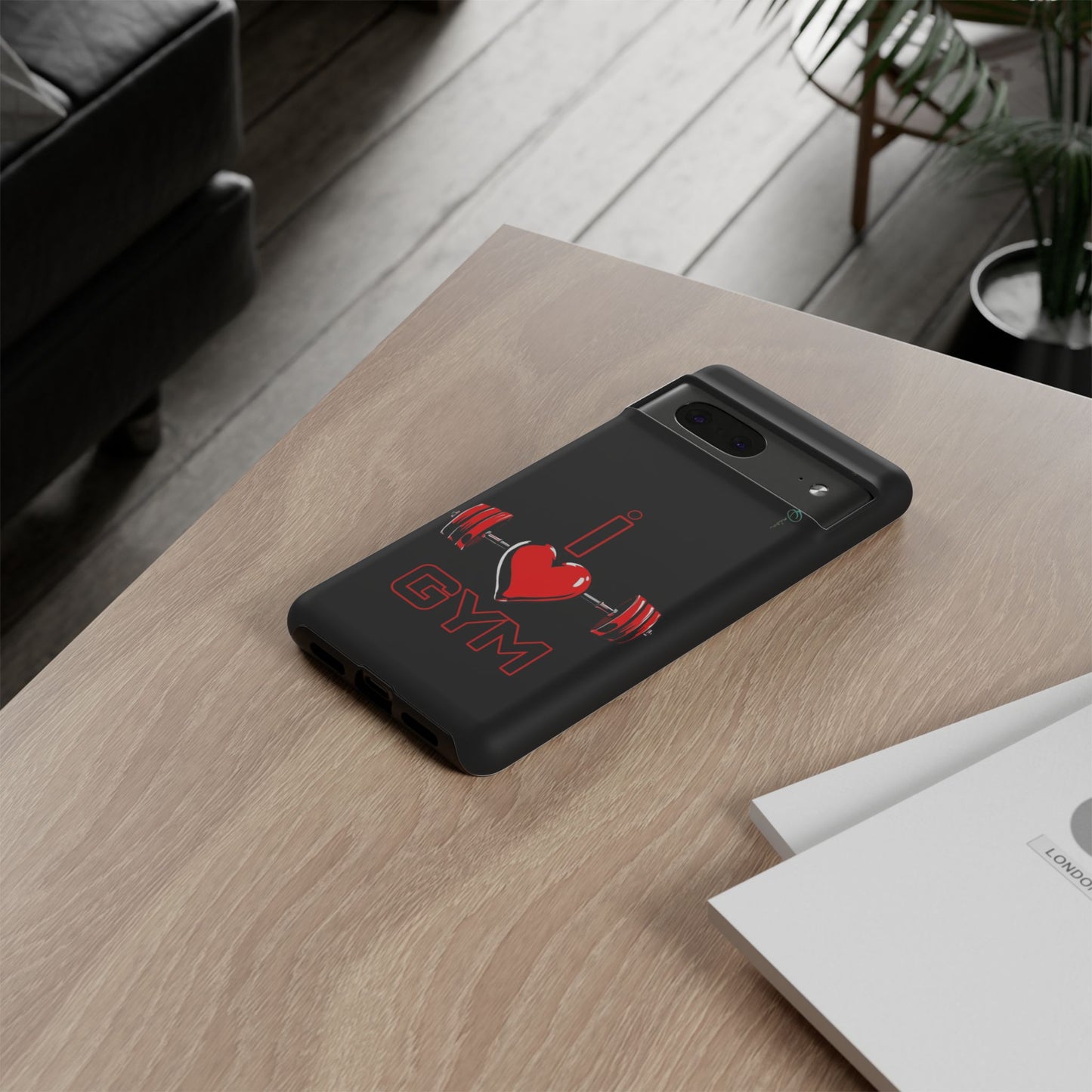 BlackOnion Brand New Phone Case - with Motivational Workout Motif’I Love Gym ‘💪🔥🫵