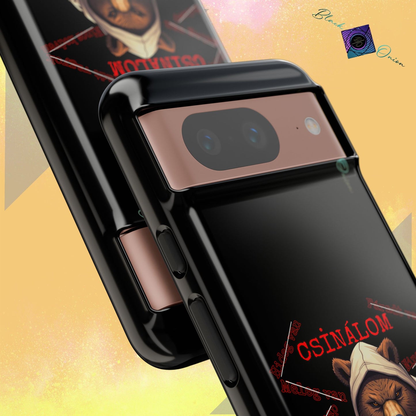 BlackOnion Brand New Phone Case - with Motivational Workout Motif ‘Csinálom ‘💪🔥🫵