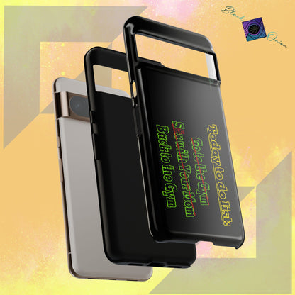 BlackOnion Brand New Phone Case - with Motivational Workout Motif’Today To Do List V2 ‘💪🔥🫵