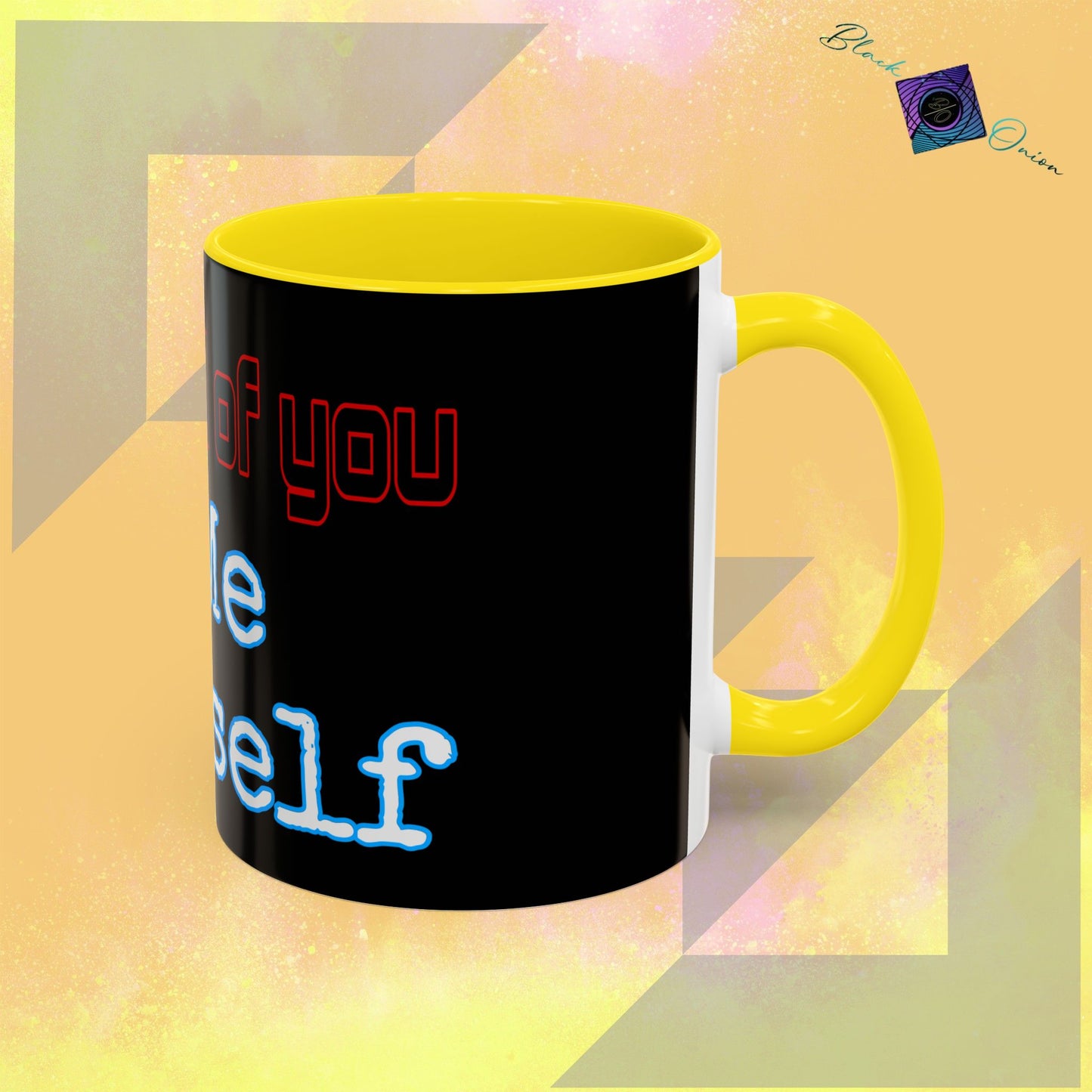 BlackOnion Coffee Mug 2 with Workout Motif ‘ I’m proud of you’🫵🔥💪