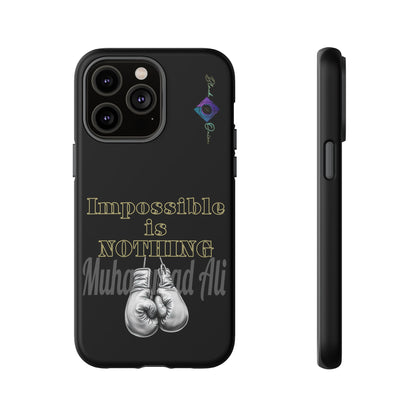 BlackOnion Brand New Phone Case - with Motivational Workout Motif ’Impossible ‘💪🔥🫵