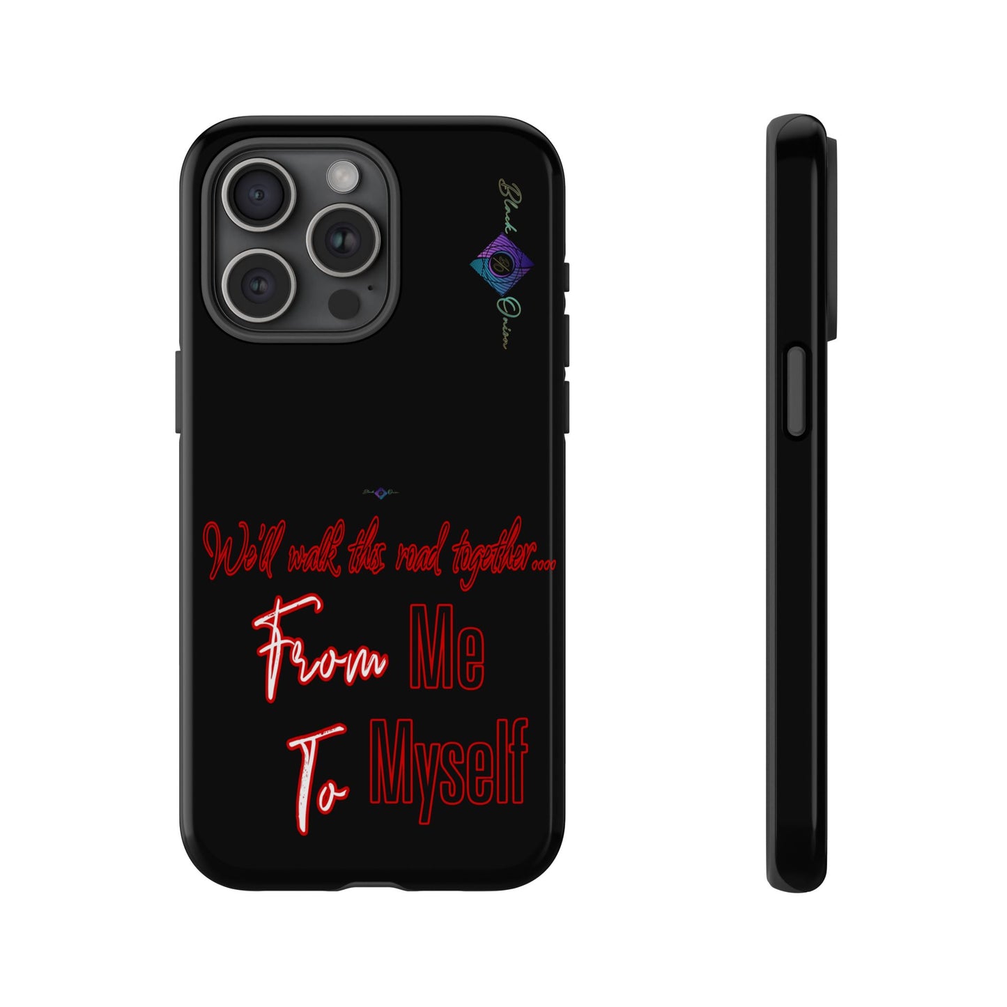 BlackOnion Brand New Phone Case - with Motivational Workout Motif’We’ll walk ‘💪🔥🫵
