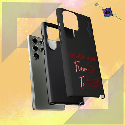 BlackOnion Brand New Phone Case - with Motivational Workout Motif’We’ll walk ‘💪🔥🫵