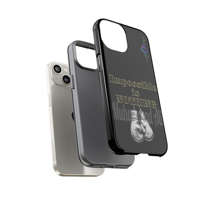 BlackOnion Brand New Phone Case - with Motivational Workout Motif ’Impossible ‘💪🔥🫵