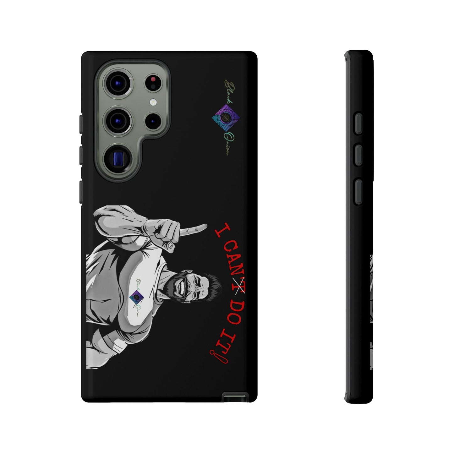 BlackOnion Brand New Phone Case - with Motivational Workout Motif’I Can Do It ‘💪🔥🫵