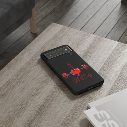 BlackOnion Brand New Phone Case - with Motivational Workout Motif’I Love Gym ‘💪🔥🫵