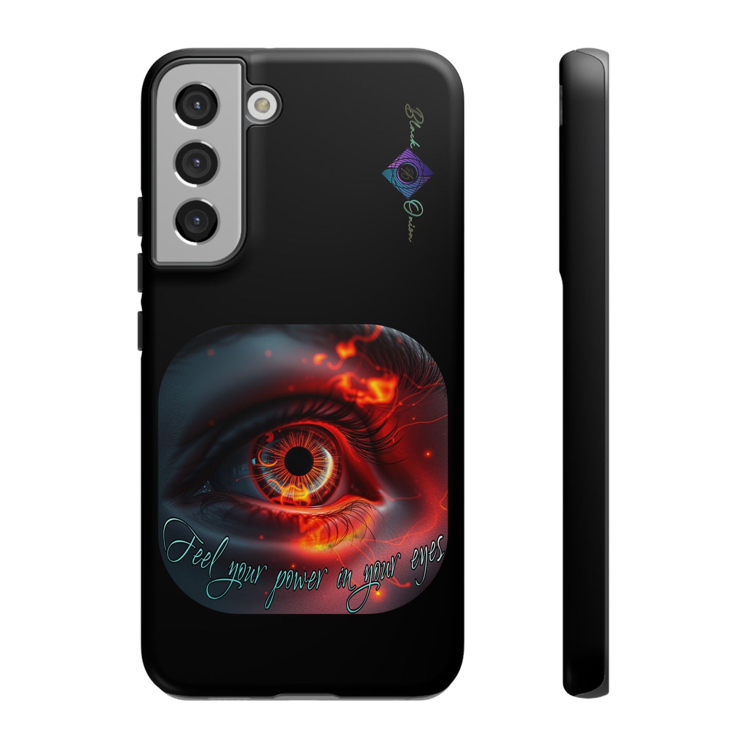 BlackOnion Brand New Phone Case - with Motivational Workout Motif ’Feel your power  ‘💪🔥🫵