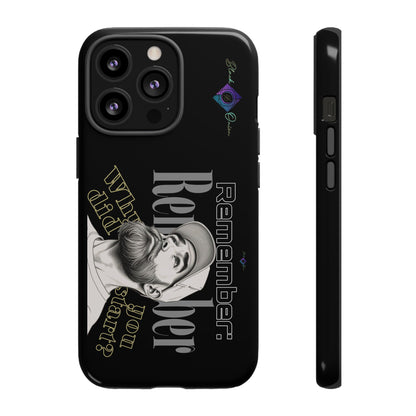 BlackOnion Brand New Phone Case - with Motivational Workout Motif’Remember ‘💪🔥🫵