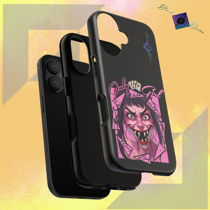 BlackOnion Brand New Phone Case - with Motivational Workout Motif’ Mad Girl💋🌸 ‘🔥🫵