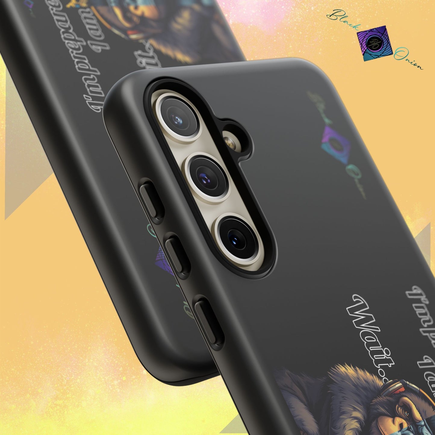 BlackOnion Brand New Phone Case - with Motivational Workout Motif’Victory 👑‘💪🔥🫵