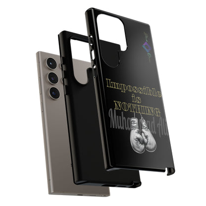 BlackOnion Brand New Phone Case - with Motivational Workout Motif ’Impossible ‘💪🔥🫵