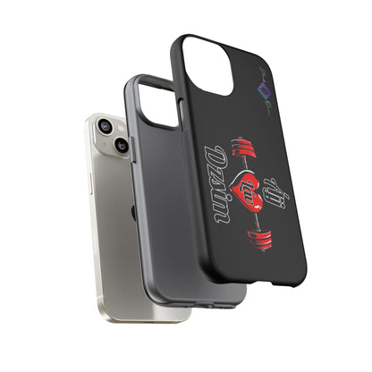 BlackOnion Brand New Phone Case - with Motivational Workout Motif’Ájj Láv Dzsim ‘💪🔥🫵