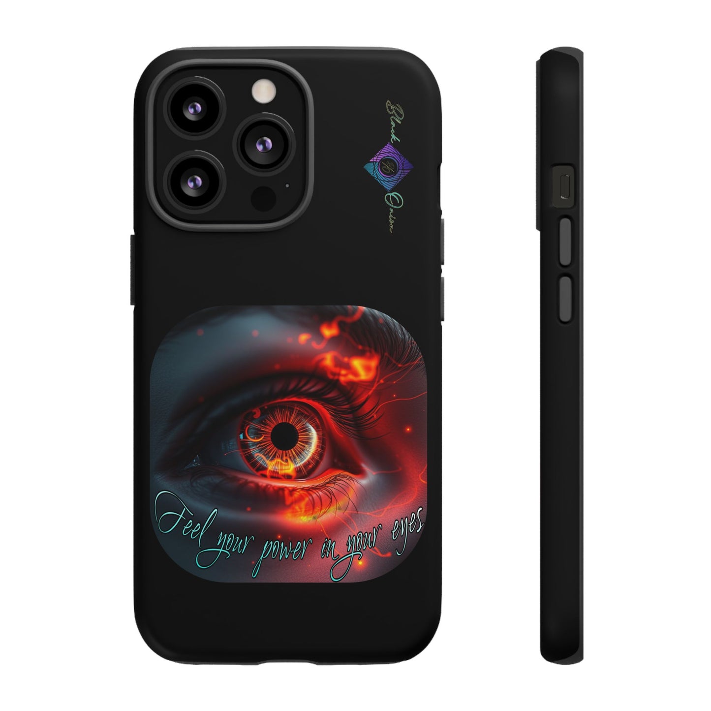 BlackOnion Brand New Phone Case - with Motivational Workout Motif ’Feel your power  ‘💪🔥🫵
