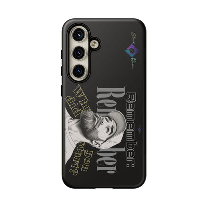 BlackOnion Brand New Phone Case - with Motivational Workout Motif’Remember ‘💪🔥🫵