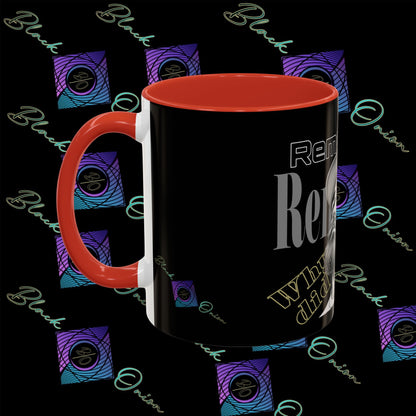 BlackOnion Coffee Mug 2 with Workout Motif ‘Remember V2’🫵🔥💪