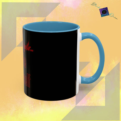 BlackOnion Coffee Mug - 11oz with Workout Motif ‘We’ll walk this road together’🔥💪🫵