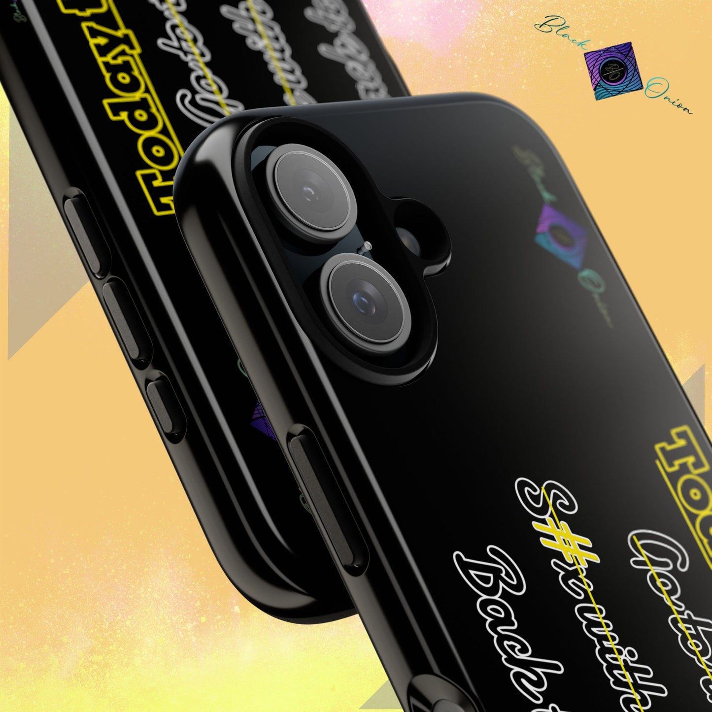 BlackOnion Brand New Phone Case - with Motivational Workout Motif’Today to do list ‘💪🔥🫵