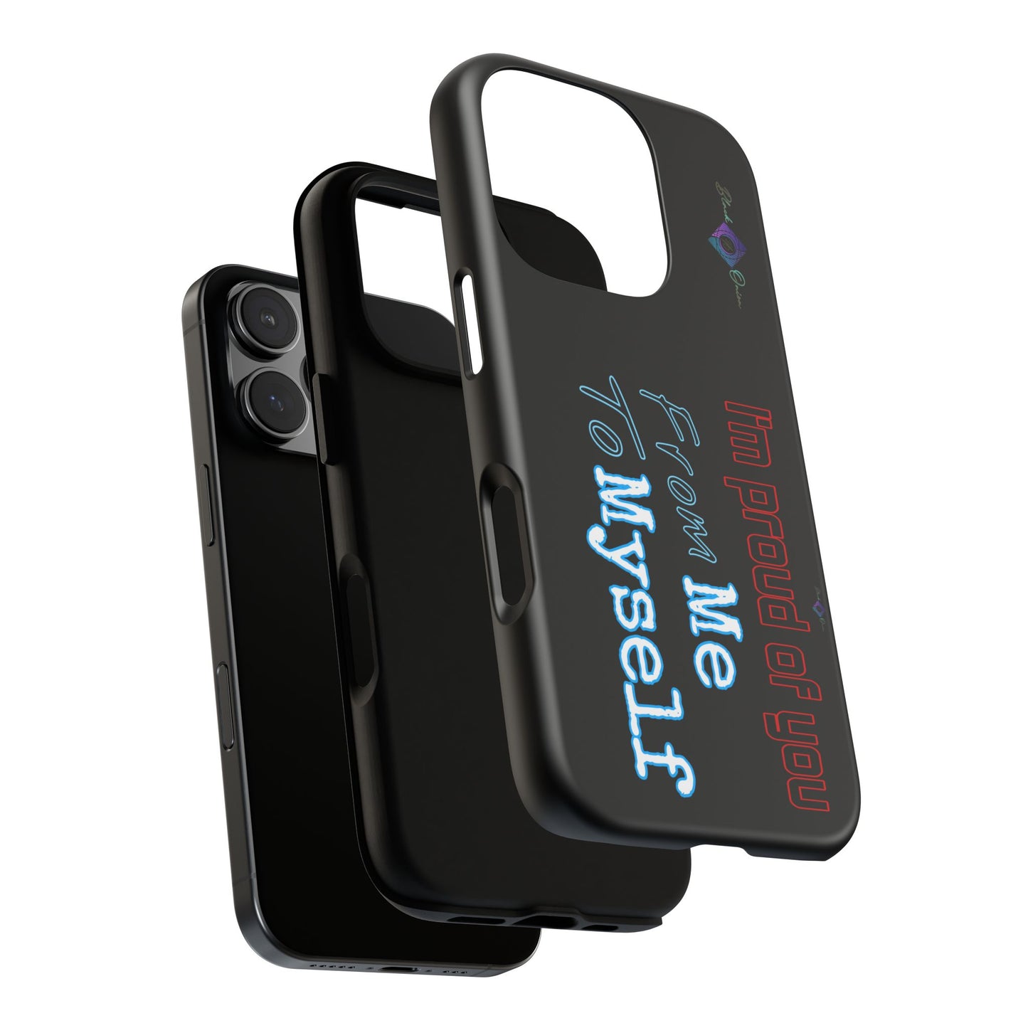 BlackOnion Brand New Phone Case - with Motivational Workout Motif’I’m proud of you ‘💪🔥🫵