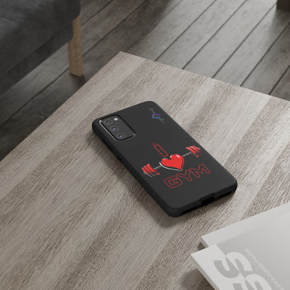 BlackOnion Brand New Phone Case - with Motivational Workout Motif’I Love Gym ‘💪🔥🫵