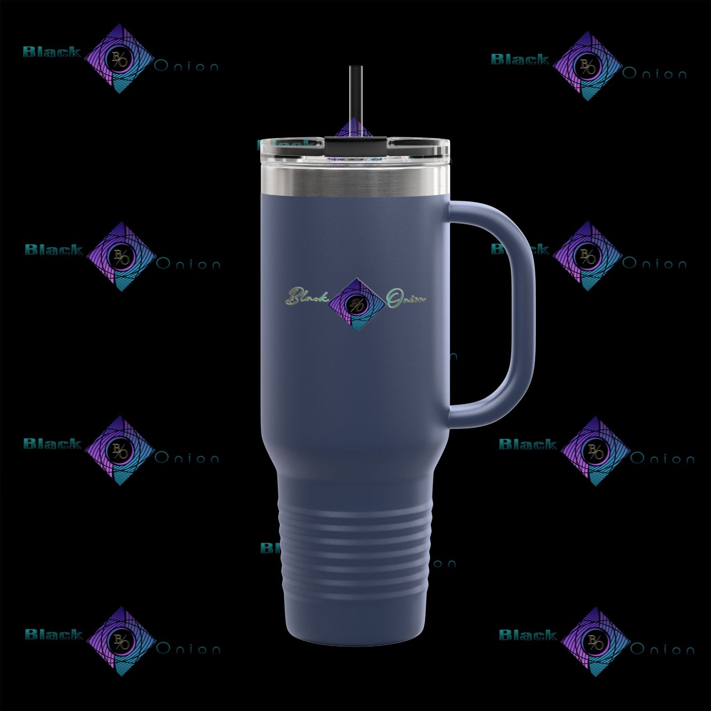 BlackOnion Travel Mug - 40oz with Straw