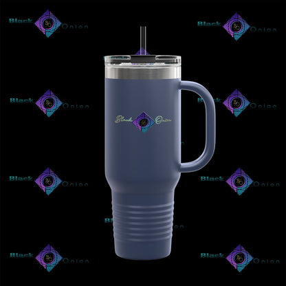 BlackOnion Travel Mug - 40oz with Straw