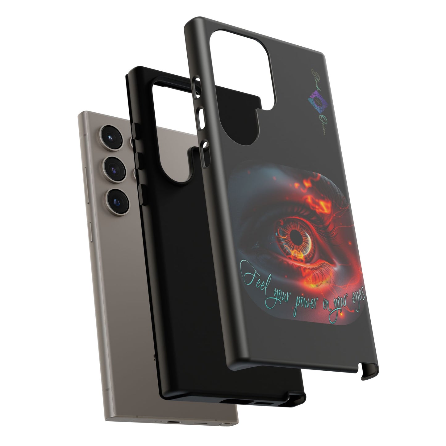 BlackOnion Brand New Phone Case - with Motivational Workout Motif ’Feel your power  ‘💪🔥🫵