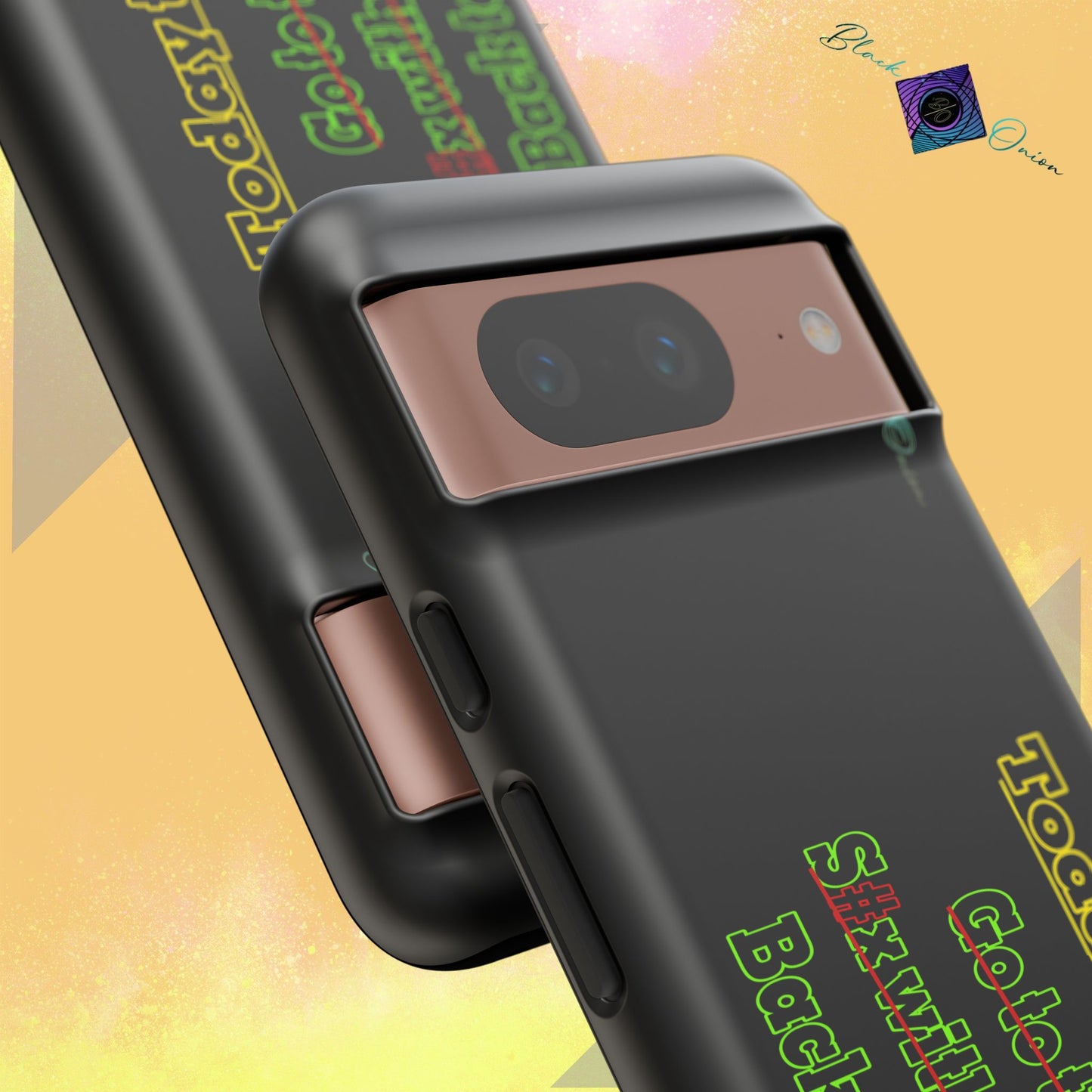 BlackOnion Brand New Phone Case - with Motivational Workout Motif’Today To Do List V2 ‘💪🔥🫵