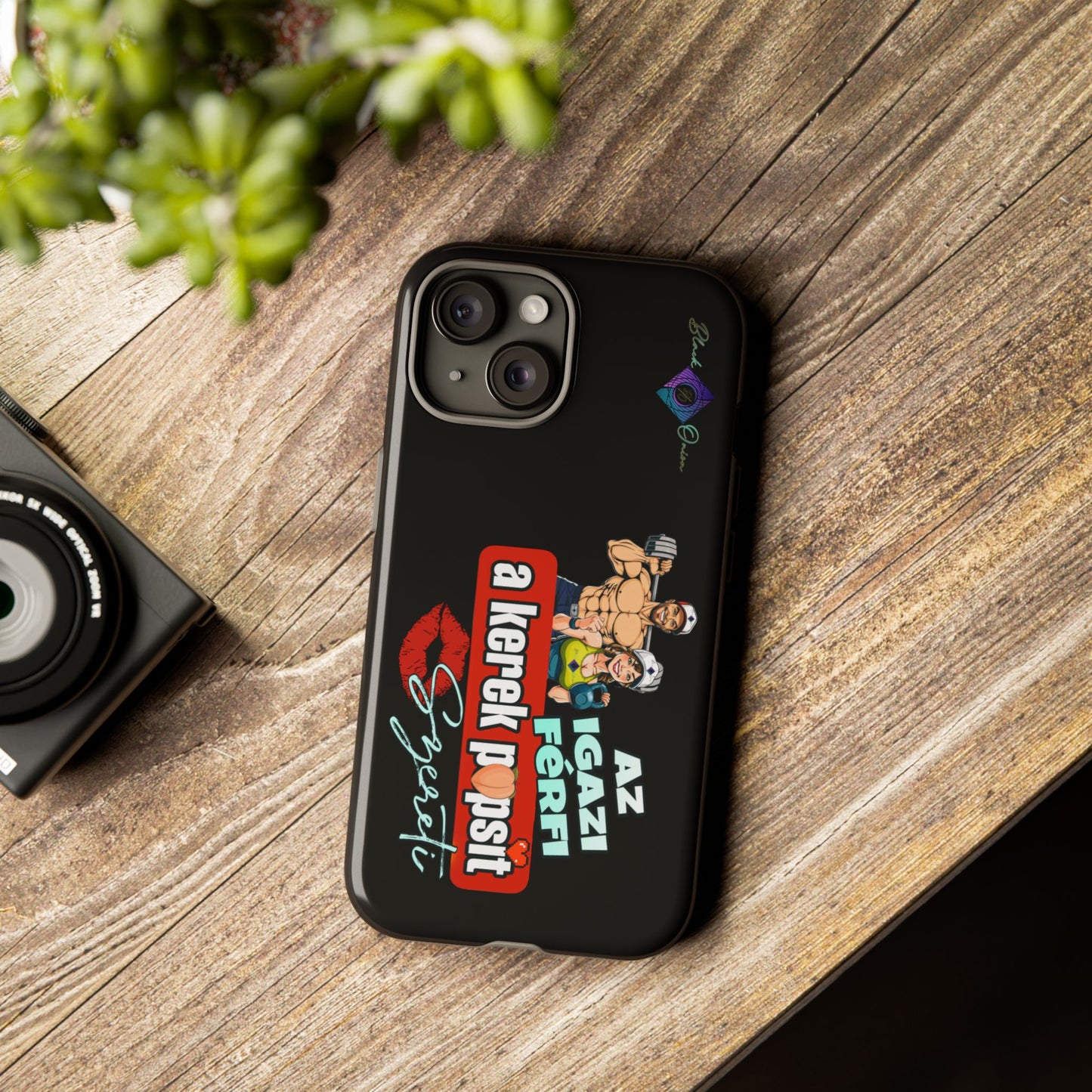 BlackOnion Brand New Phone Case - with Motivational Workout Motif ‘Az igazi férfi ‘💪🔥🫵