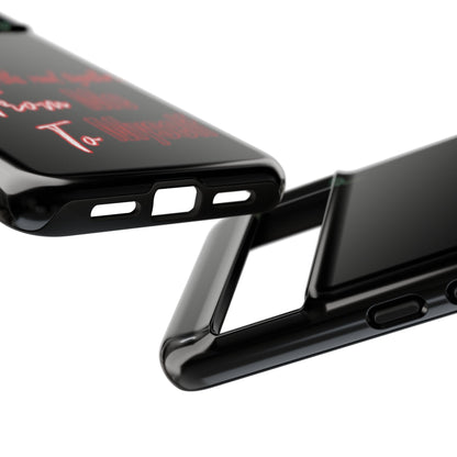 BlackOnion Brand New Phone Case - with Motivational Workout Motif’We’ll walk ‘💪🔥🫵