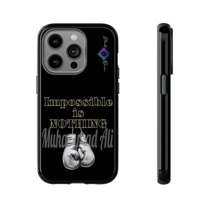 BlackOnion Brand New Phone Case - with Motivational Workout Motif ’Impossible ‘💪🔥🫵