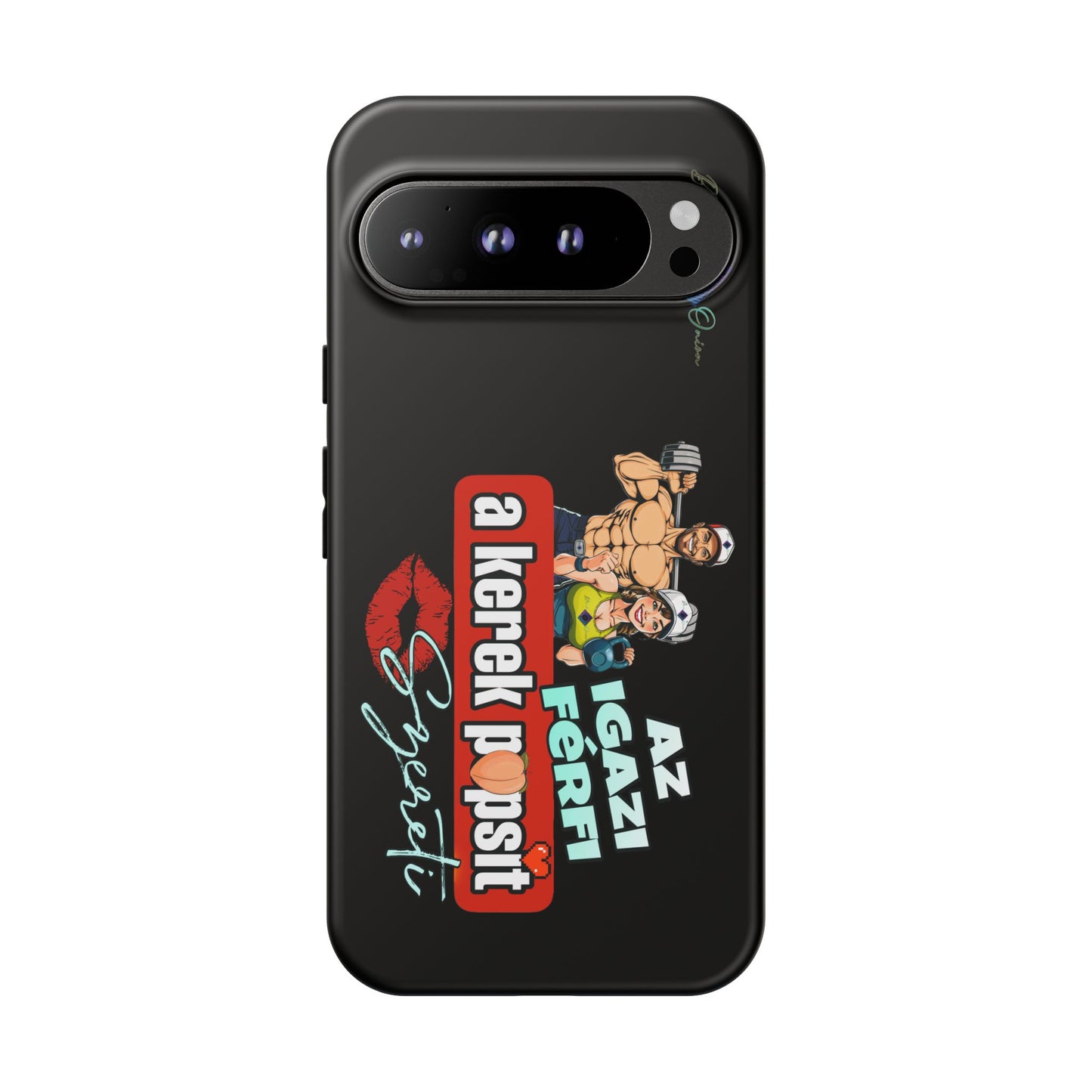 BlackOnion Brand New Phone Case - with Motivational Workout Motif ‘Az igazi férfi ‘💪🔥🫵