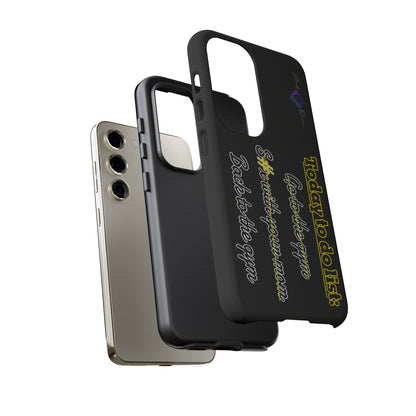 BlackOnion Brand New Phone Case - with Motivational Workout Motif’Today to do list ‘💪🔥🫵