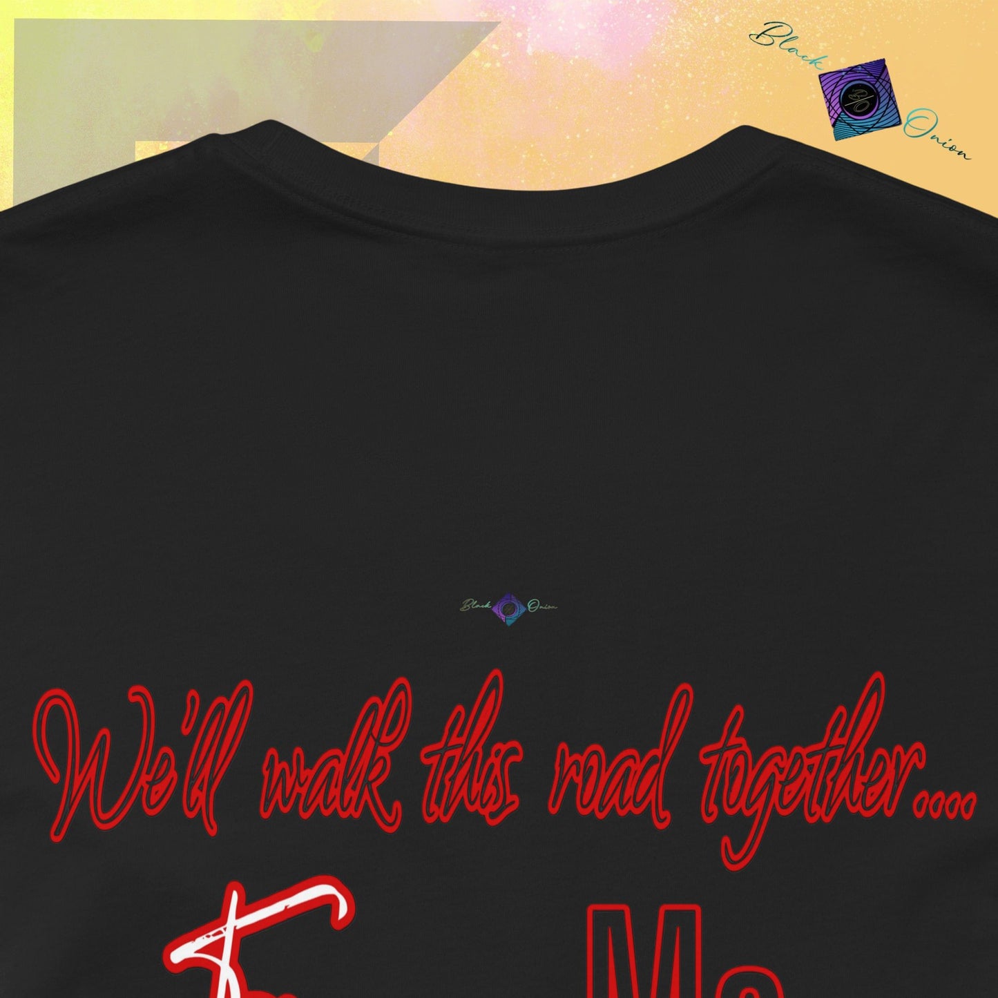 BlackOnion T-Shirt with Workout Motif V4’ From Me ,To Myself'🔥💪🫵