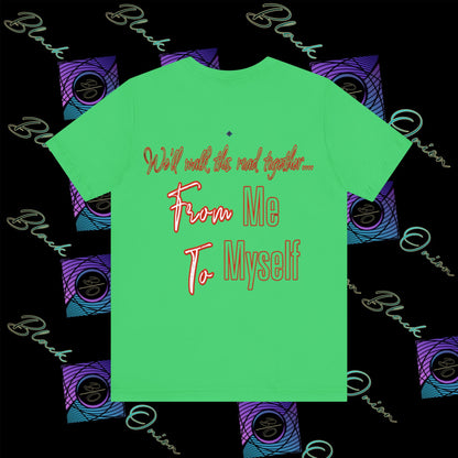 BlackOnion 'From Me ,To Myself' T-Shirt with Workout Motif V3💪🔥
