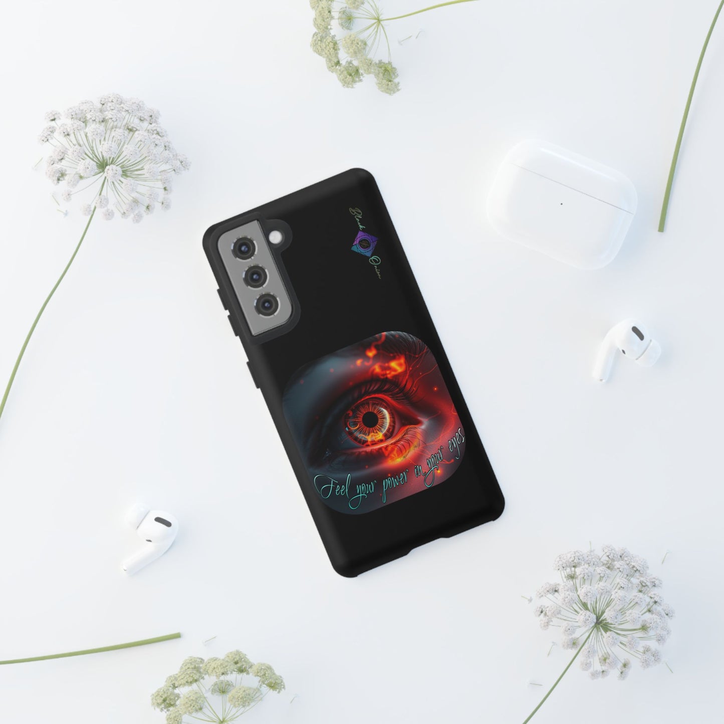BlackOnion Brand New Phone Case - with Motivational Workout Motif ’Feel your power  ‘💪🔥🫵