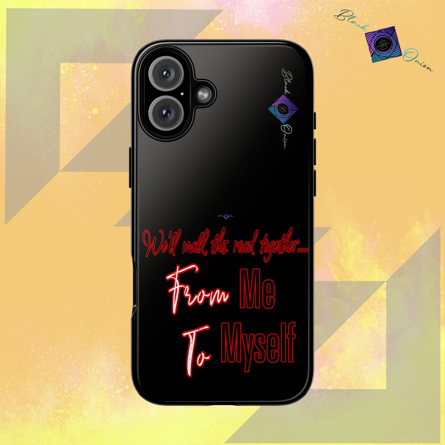 BlackOnion Brand New Phone Case - with Motivational Workout Motif’We’ll walk ‘💪🔥🫵