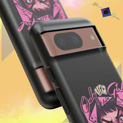 BlackOnion Brand New Phone Case - with Motivational Workout Motif’ Mad Girl💋🌸 ‘🔥🫵