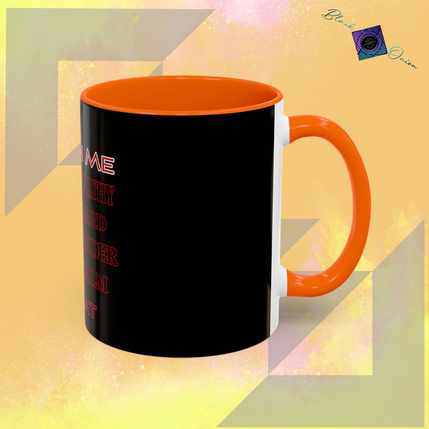 BlackOnion Coffee Mug Serial 2 with Workout Motif ‘Watch me’🫵🔥💪