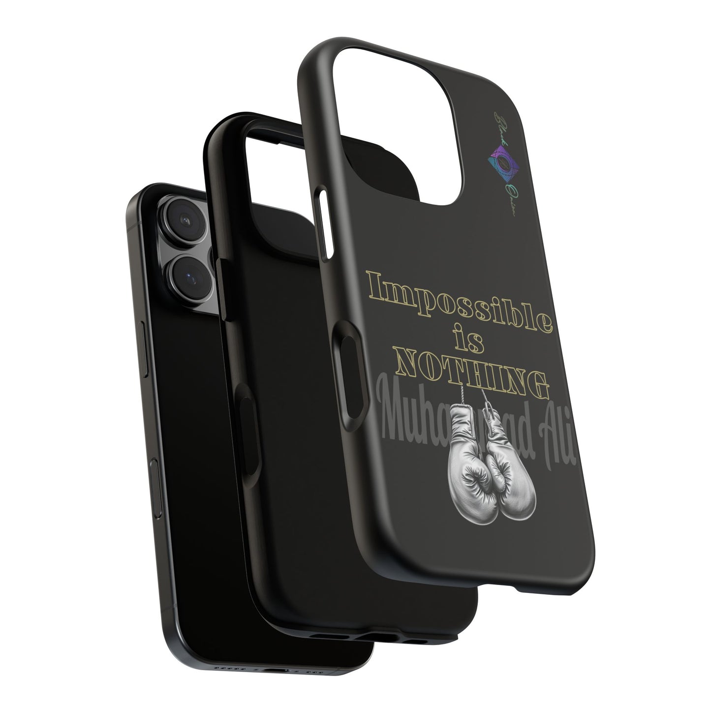 BlackOnion Brand New Phone Case - with Motivational Workout Motif ’Impossible ‘💪🔥🫵